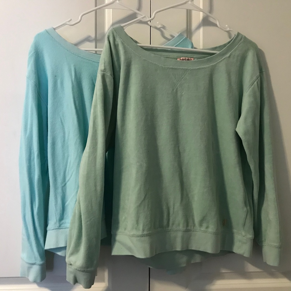 2 Juicy Couture Pullover Sweatshirts